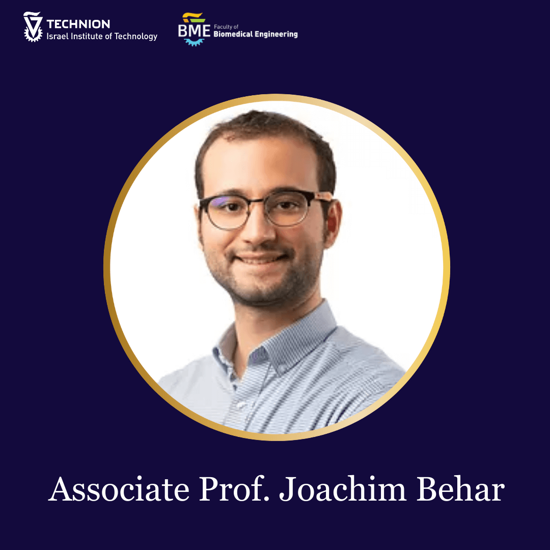 Congratulations to Dr. Joachim Behar on his promotion to Associate Professor