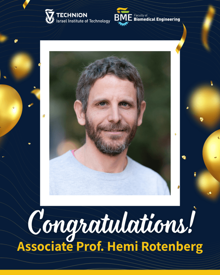 Congratulations to Hemi Rotenberg on his promotion to Associate Professor
