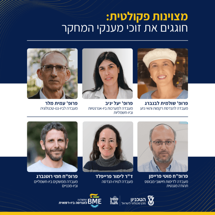 מצוינות פקולטית: חוגגים את זוכי מענקי המחקר